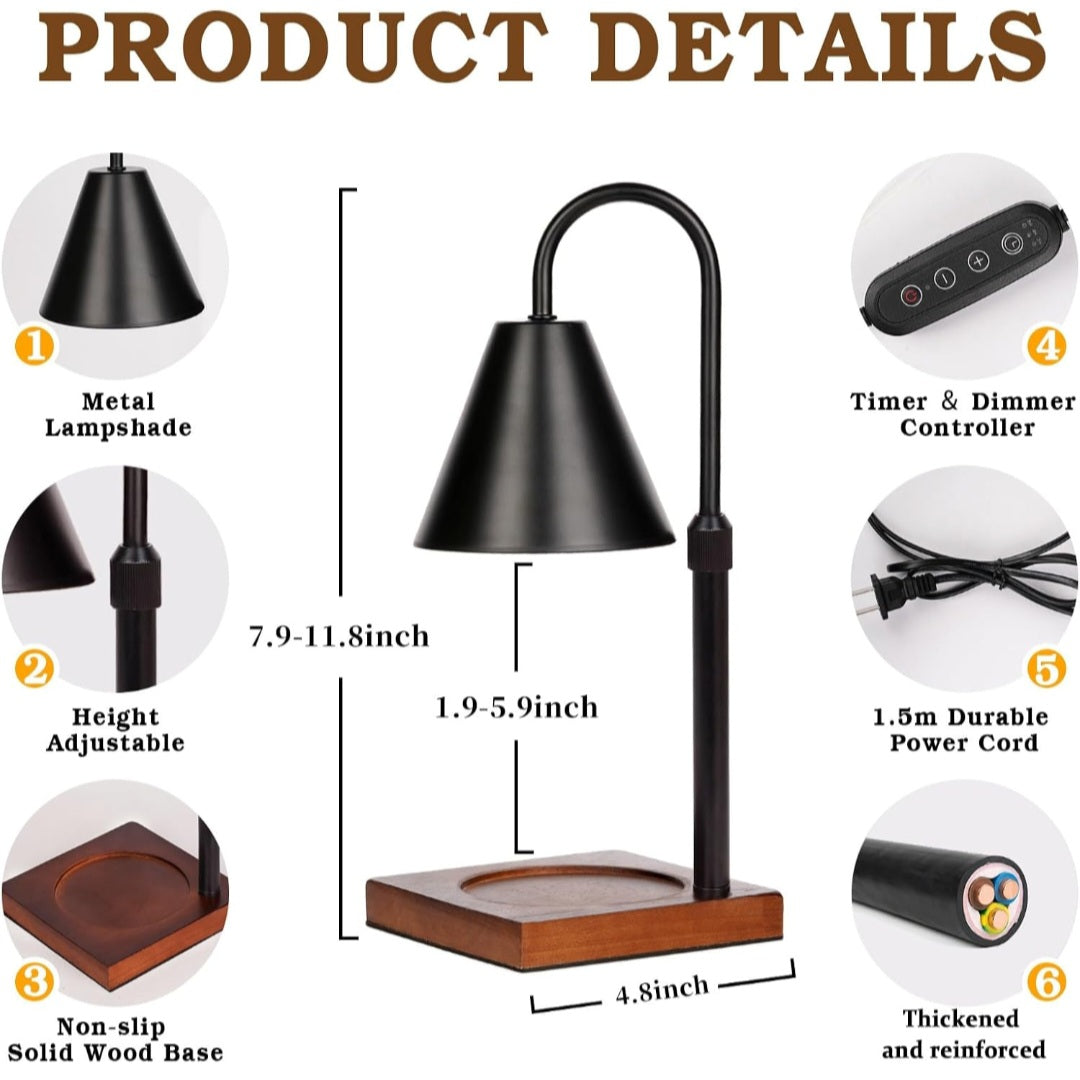Candle Warming Lamp Bundle- Buy 1 Lamp Get 1 Signature Deluxe Candle 30% OFF