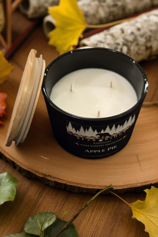 Apple Pie 10 oz 3 wick Soy Candle