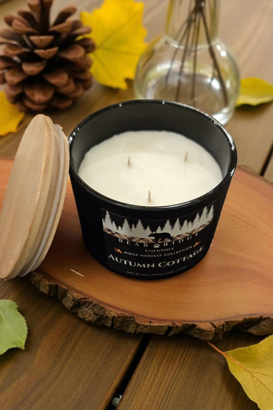 Autumn Cottage 10 oz 3 Wick Soy Candle