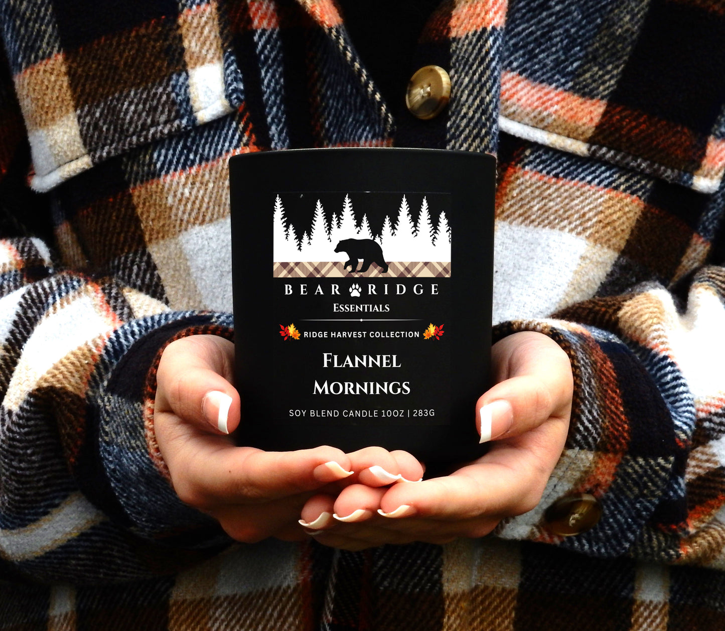 Flannel Mornings 10 oz Soy Candle