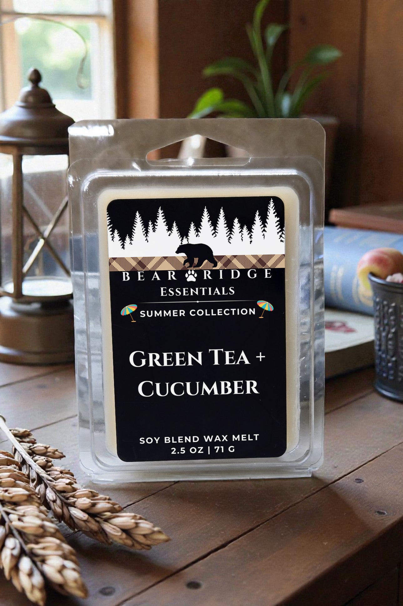 Green Tea + Cucumber Wax Melt