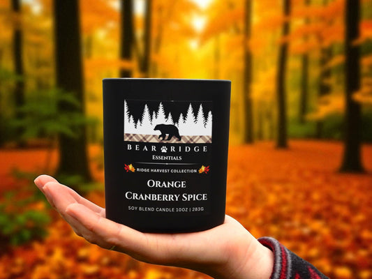 Orange Cranberry Spice 10 oz Soy Candle